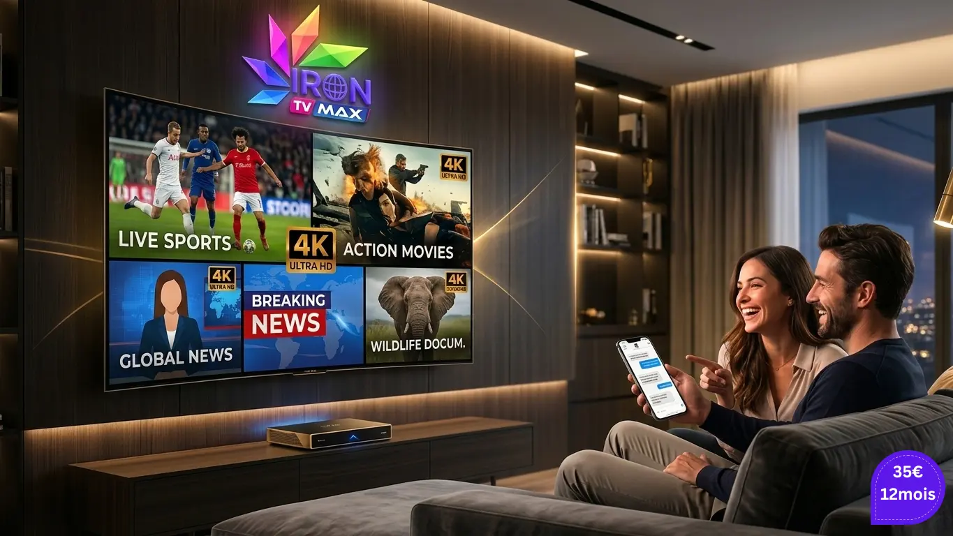 Abonnement Iron TV Max 4K